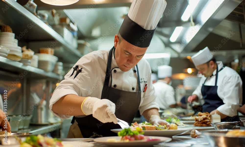 Culinary Mastery in a Professional Kitchen