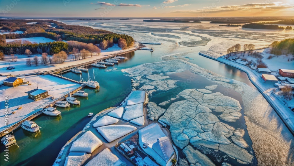 Aerial abstract photographs of frozen landscapes in a natural harbor , abstract, aerial, natural, frozen, ice, winter Aerial abstract photographs of frozen landscapes in a natural harbor , abstract, aerial, natural, frozen, ice, winter