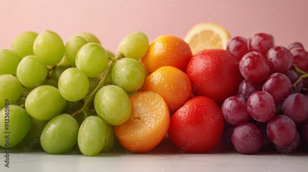 Ripeness spectrum, fruit color progression, time-lapse effect Ripeness spectrum, fruit color progression, time-lapse effect