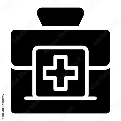 Medical kit icon
