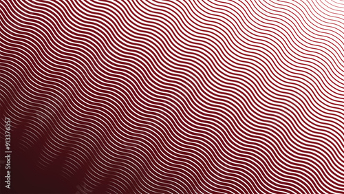 Red wave line pattern abstract background for backdrop or presentation