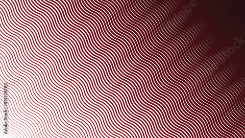 Red wave line pattern abstract background for backdrop or presentation