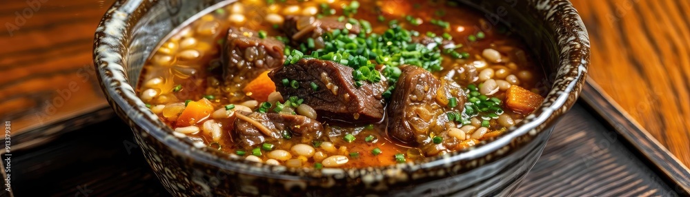 Savory beef stew with vegetables and herbs, served in a rustic bowl. Perfect for cozy meals or showcasing heartwarming recipes. Savory beef stew with vegetables and herbs, served in a rustic bowl. Perfect for cozy meals or showcasing heartwarming recipes.