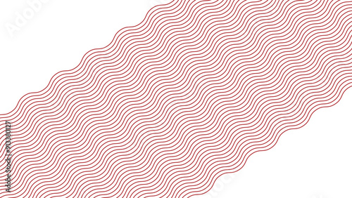 Red wave line pattern abstract background for backdrop or presentation