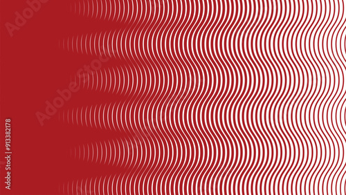 Red wave line pattern abstract background for backdrop or presentation