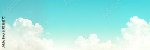sky and cloud banner background materials copy space