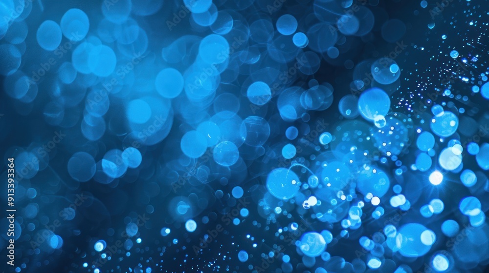Abstract Blue Bokeh Background Abstract Blue Bokeh Background