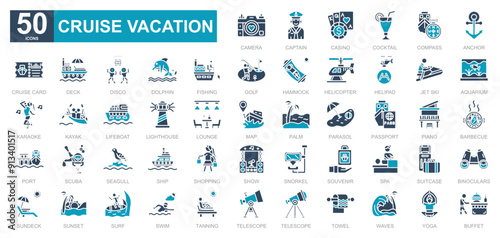 Cruise Vacation iconset