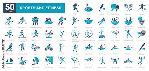 Sports and Fitness iconset