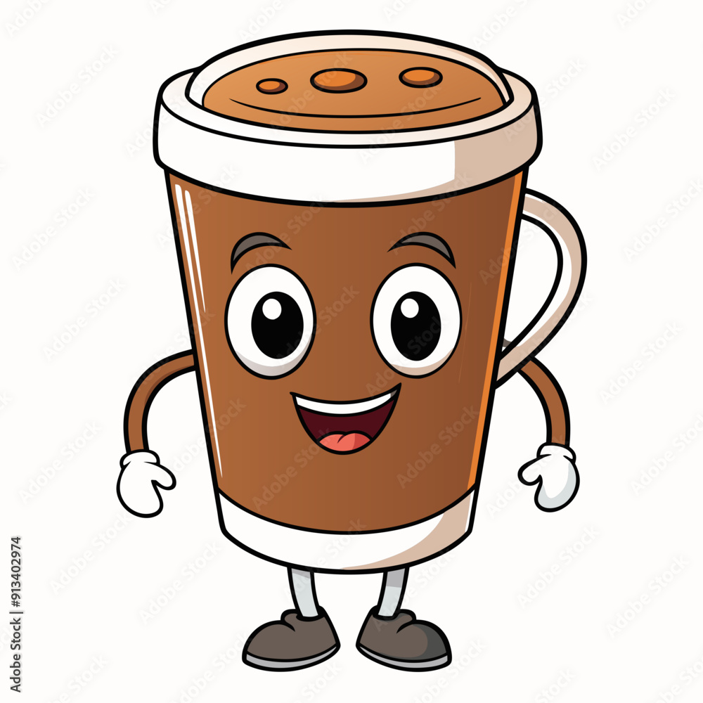 Cup of coffee isolated on white, coffee cup claus vector illustration, coffee cup vector art, cup silhouette, coffee cup vector icon, eps Cup of coffee isolated on white, coffee cup claus vector illustration, coffee cup vector art, cup silhouette, coffee cup vector icon, eps