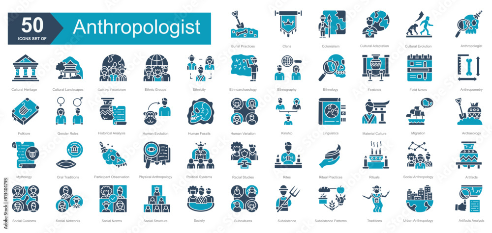 Anthropologist iconset Anthropologist iconset