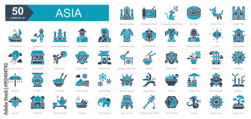 Asia  iconset