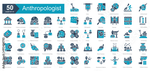 Anthropologist iconset