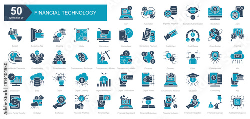 Financial Technology iconset