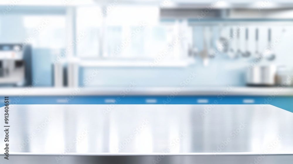 empty stainless steel texture table empty stainless steel texture table