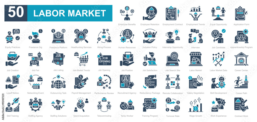 Labor Market iconset Labor Market iconset