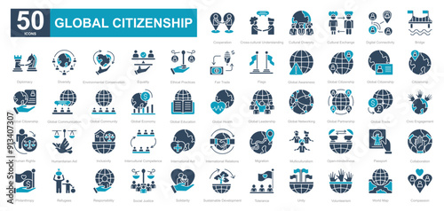 Global Citizenship iconset