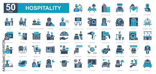 Hospitality iconset