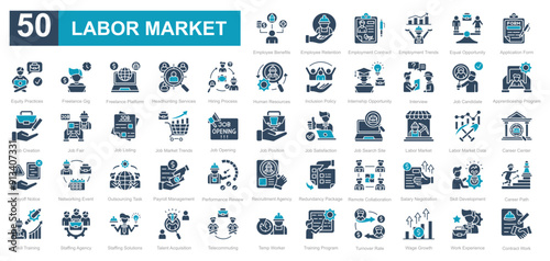 Labor Market iconset