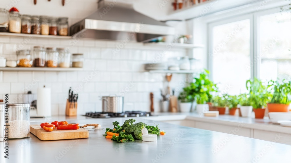 interior with kitchen