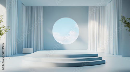 empty room with a window