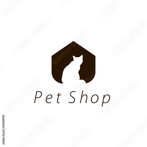 pet shop dengan tampilan elegan dan minimalis photo