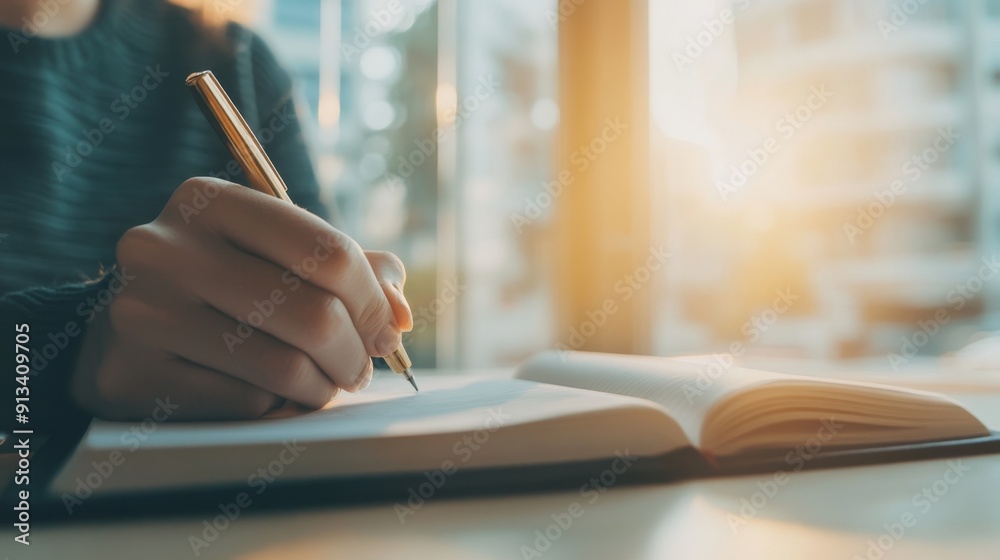 Reflective Journaling in Therapy for Managing Major Depression Person Writing in Journal during Therapy Session Reflective Journaling in Therapy for Managing Major Depression Person Writing in Journal during Therapy Session