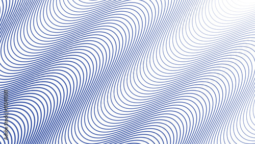 Wallpaper Mural Blue wave line pattern abstract background for backdrop or presentation Torontodigital.ca