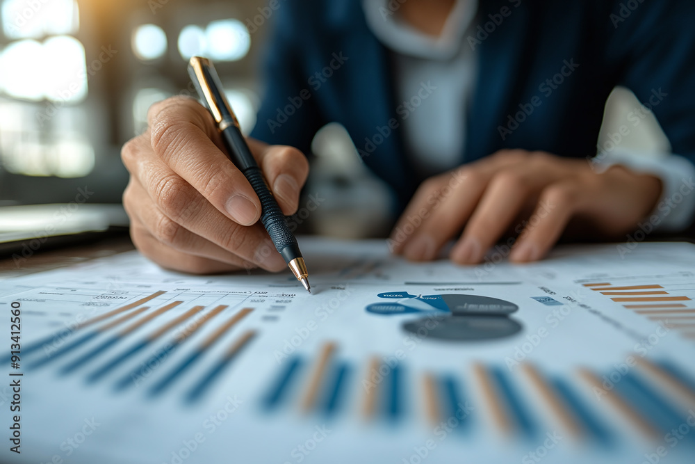 A financial auditor reviewing a company's risk management policies. A financial auditor reviewing a company's risk management policies.