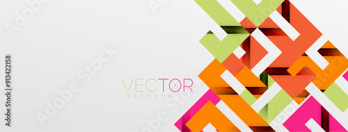 Color bend lines with shadow texture effect. Vector Illustration For Wallpaper, Banner, Background, Card, Book Illustration, landing page