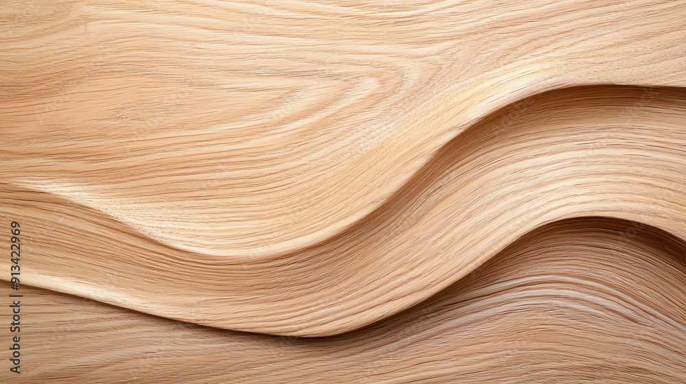 A close-up view of elegant wood texture featuring soft, flowing lines, perfect for backgrounds and natural designs. A close-up view of elegant wood texture featuring soft, flowing lines, perfect for backgrounds and natural designs.