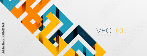 Color bend lines with shadow texture effect. Vector Illustration For Wallpaper, Banner, Background, Card, Book Illustration, landing page