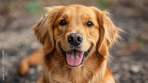 Portrait of a dog looking at the camera. Portrait of a cute doggie