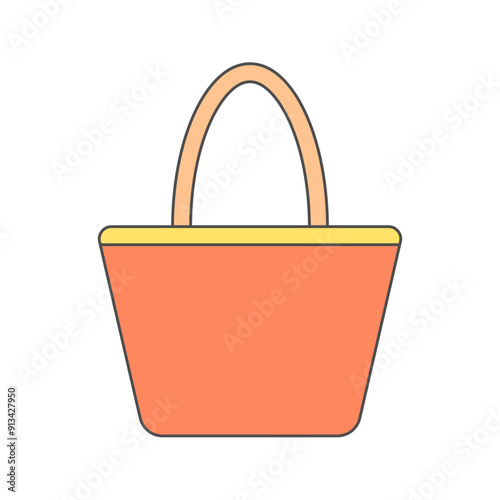 Beach Sand Bucket Illustration