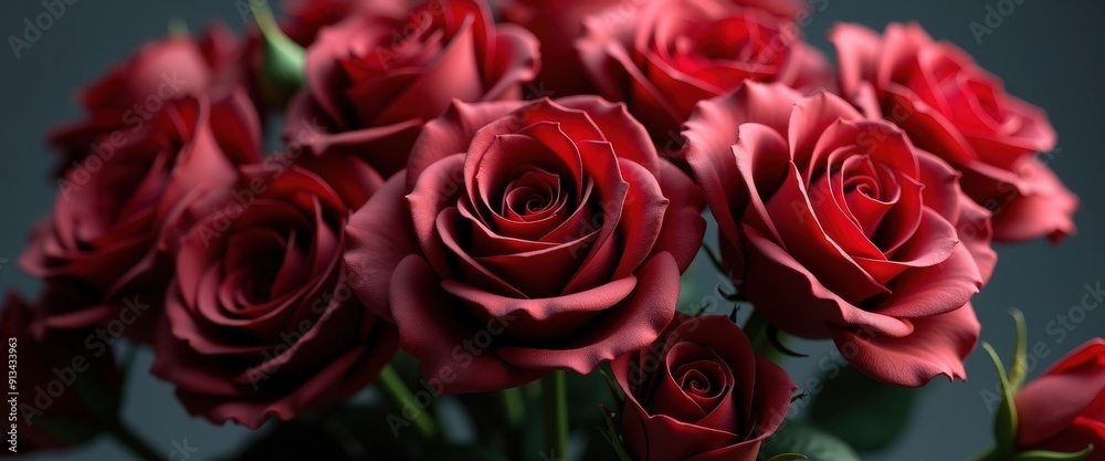 Close Up of Red Roses. Close Up of Red Roses.