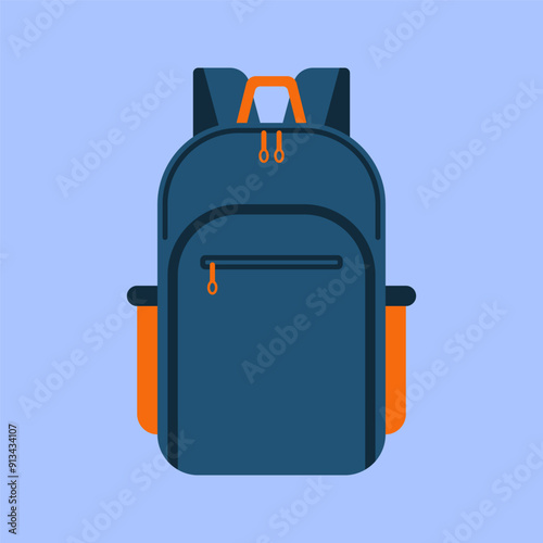 Hiking Bagpack Illustration