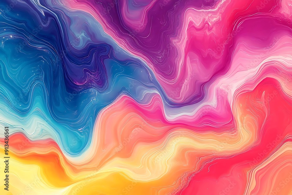 Abstract Swirls of Color Background Illustration Abstract Swirls of Color Background Illustration
