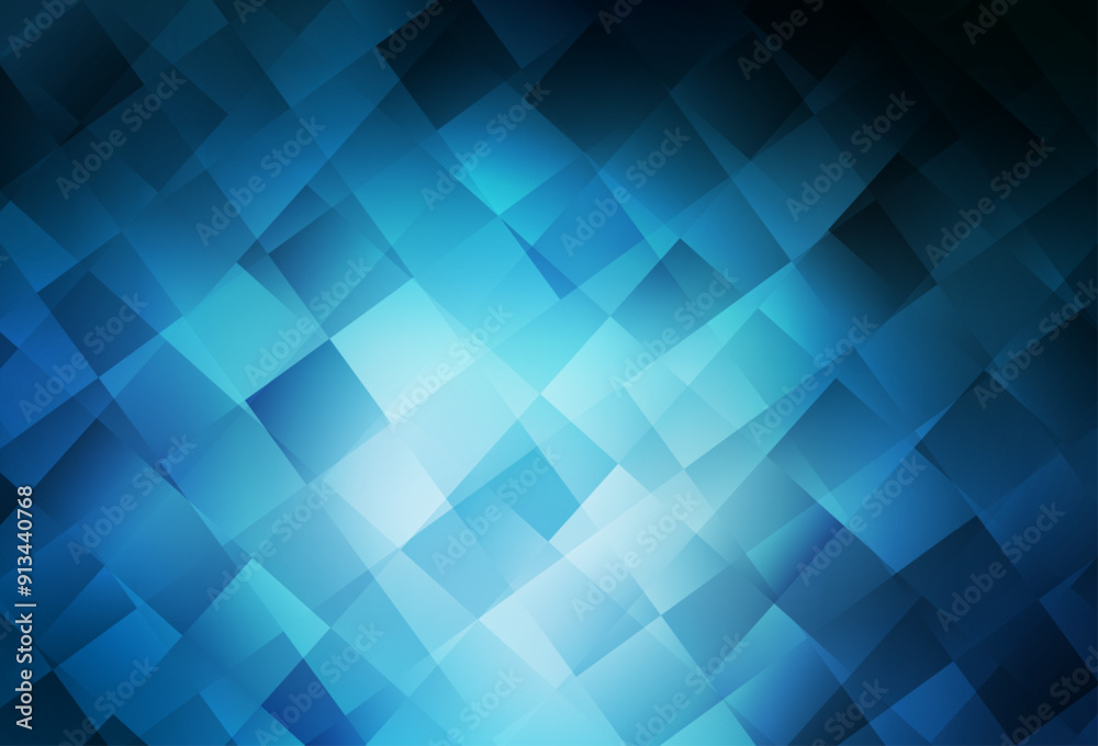 Dark BLUE vector background in polygonal style. Dark BLUE vector background in polygonal style.