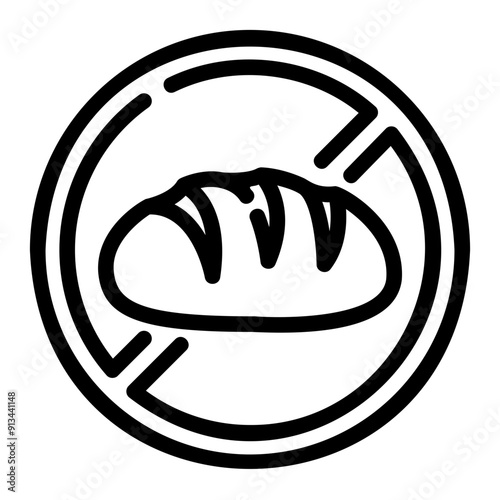 low carb Line Icon