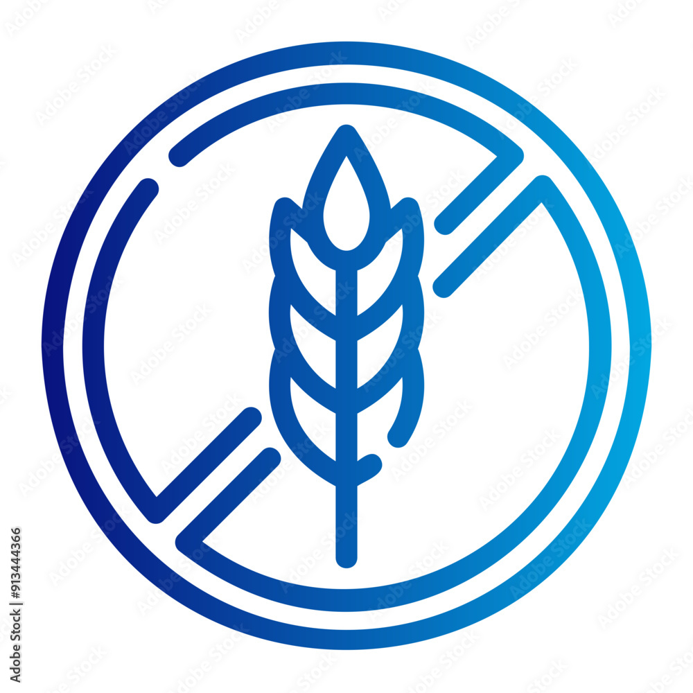 gluten free Gradient icon