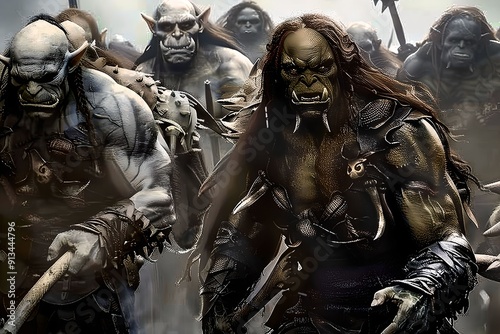 Orc Warrior Staring Down the Enemy