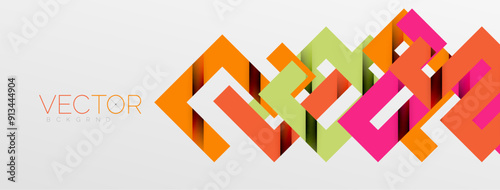 Color bend lines with shadow texture effect. Vector Illustration For Wallpaper, Banner, Background, Card, Book Illustration, landing page