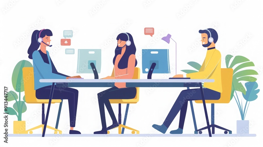 A team meeting in a conference room, leader presenting data on a screen, attentive and engaged audience A team meeting in a conference room, leader presenting data on a screen, attentive and engaged audience