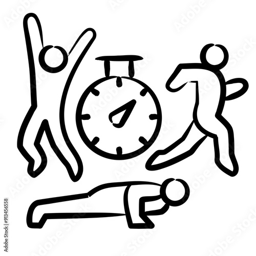 High Intensity Interval Training Icon