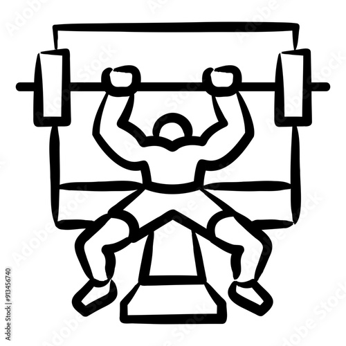 Bench Press Icon