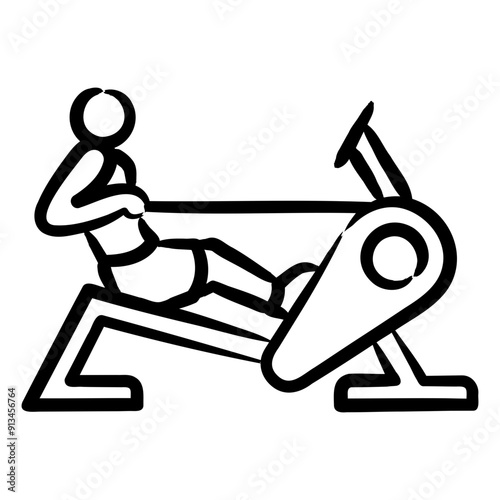 Rowing Machine Icon