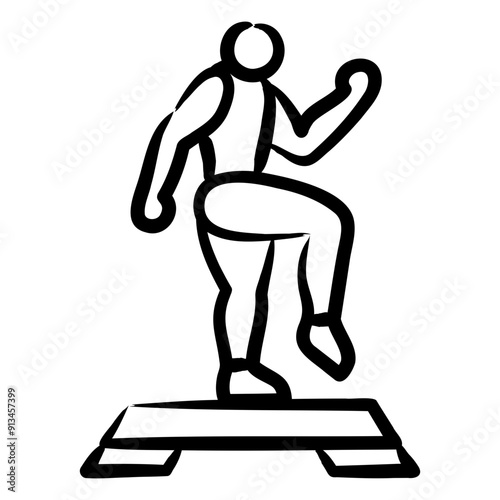 Step Aerobics Icon