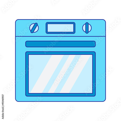 Cake Oven Illustration