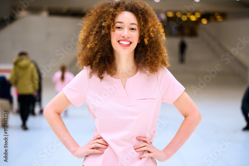 Biracial Healthcare Professional