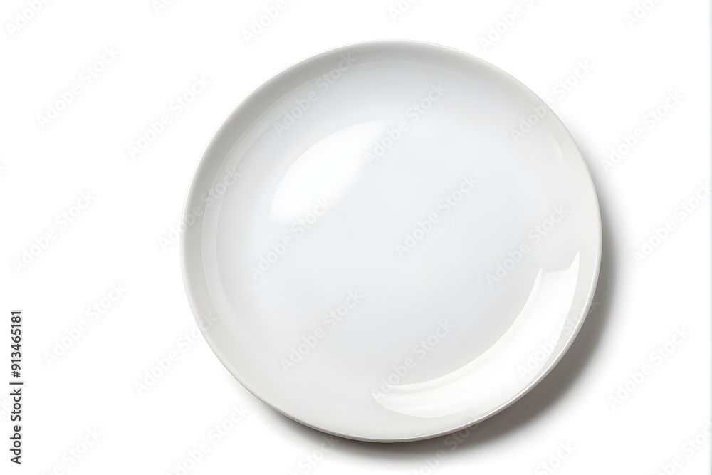 Empty circle white plate isolated on white background
Empty circle white plate isolated on white background